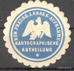  Winieta, siegielmarke  - Kartographische - Nr 758/A