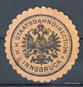  Winieta, siegielmarke  - Insbruck - kolej - Nr 759/A