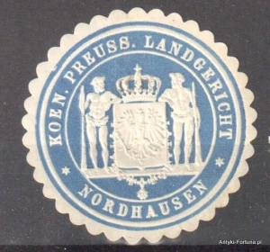  Winieta, siegielmarke  - Nordhausen - Nr 761/A
