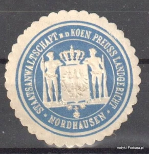  Winieta, siegielmarke  - Nordhausen - Nr 767/A