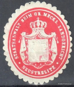  Winieta, siegielmarke  - Neusterlitz - Nr 776/A