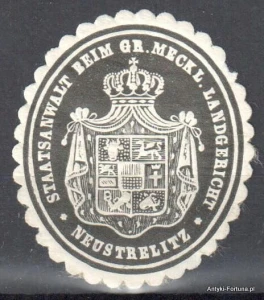  Winieta, siegielmarke  - Neusterlitz - Nr 778/A