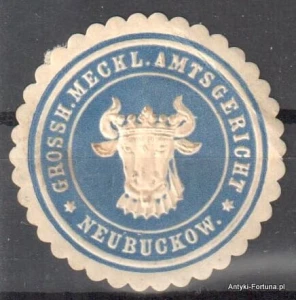  Winieta, siegielmarke  - Naubuckow - Nr 786/A