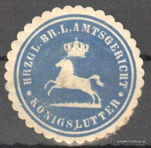  Winieta, siegielmarke  - Konigslutter - Nr 802/A
