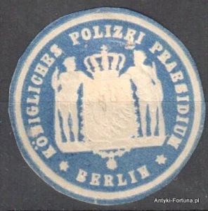  Winieta, siegielmarke  - Berlin - Polizei Nr 809/A