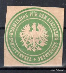  Winieta, siegielmarke  - Schoneberg - Nr 810/A