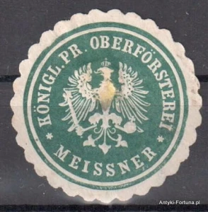  Winieta, siegielmarke  - Meissner - Nr 811/A