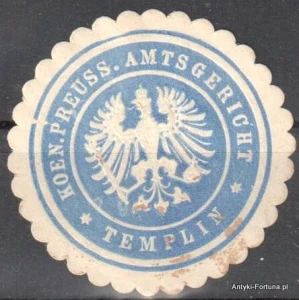  Winieta, siegielmarke  - Templin - Nr 817/A