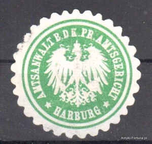  Winieta, siegielmarke  - Harburg - Nr 819/A
