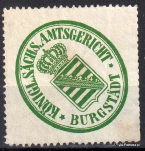 Winieta, siegielmarke  - Burgstadt - Nr 820/A