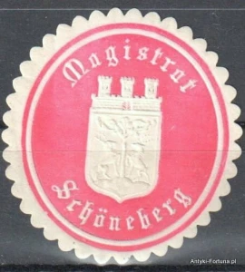  Winieta, siegielmarke  - Schoneberg - Nr 841/A