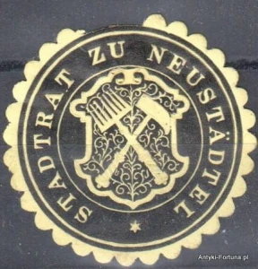  Winieta, siegielmarke  - Neustadtel - Nr 855/A