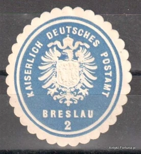 Winieta, siegielmarke , zalepka - Breslau 2 - Wrocław  - Poczta - Pl 251