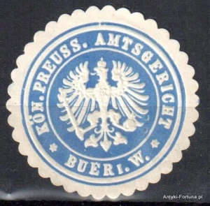 Winieta, siegielmarke , zalepka - Buer i. W - Nr 865/A