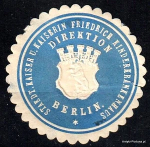 Winieta, siegielmarke , zalepka  -  Kinderkrankenhaus Berlin - Nr 881/A