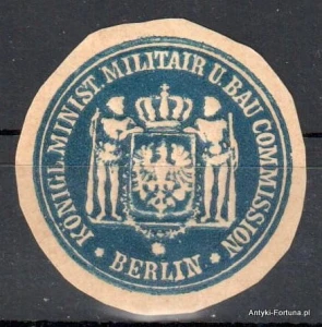 Winieta, siegielmarke , zalepka  - Militair u. Bau Berlin  - Nr 888/A