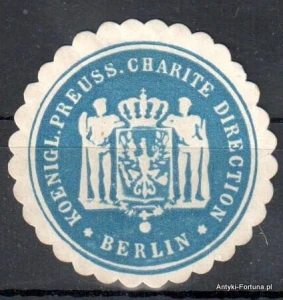 Winieta, siegielmarke , zalepka - Charite Direction - Berlin - Nr 889/A