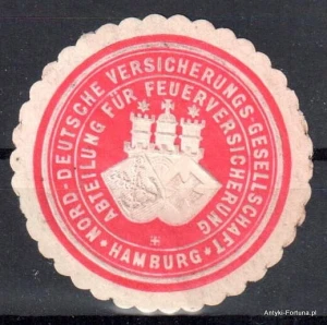  Winieta, siegielmarke , zalepka - Nord Deutsche Hamburg - Nr 901/A