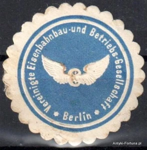  Winieta, siegielmarke , zalepka   - Berlin - kolej - Nr 905/A