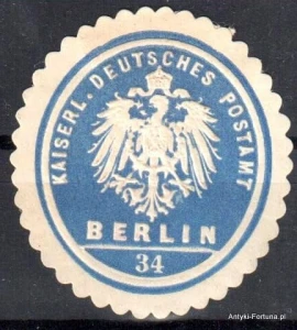  Winieta, siegielmarke , zalepka  - Berlin - Poczta - Nr 906/A