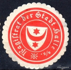  Winieta, siegielmarke , zalepka - Halle - Nr 936/A