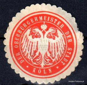  Winieta, siegielmarke , zalepka - Koln - Nr 942/A