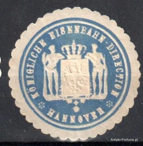  Winieta, siegielmarke , zalepka  - Hannover - Kolej - Nr 950/A