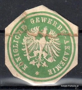  Winieta, siegielmarke , zalepka  - Gewerbe Akademie - Nr 955/A