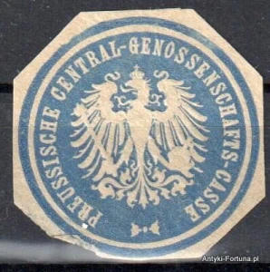  Winieta, siegielmarke , zalepka - Central Genossenschafts Casse - Nr 956/A