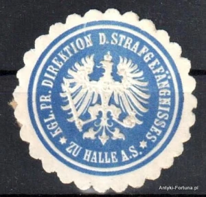  Winieta, siegielmarke , zalepka - Halle - Nr 963/A