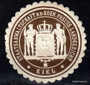  Winieta, siegielmarke , zalepka - Kiel - Nr 966/A