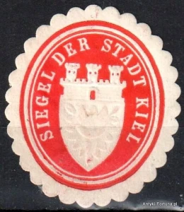  Winieta, siegielmarke , zalepka - Kiel - Nr 967/A
