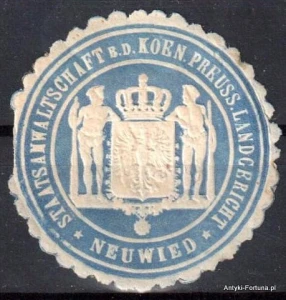  Winieta, siegielmarke , zalepka - Neuwied - Nr 988/A