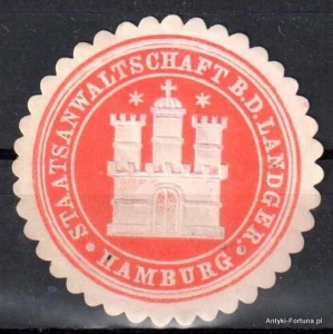  Winieta, siegielmarke , zalepka - Hamburg - Nr 996/A