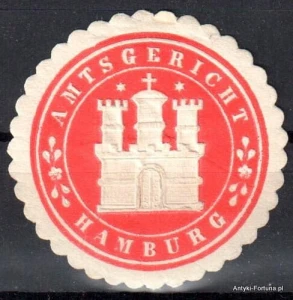  Winieta, siegielmarke , zalepka - Hamburg - Nr 997/A