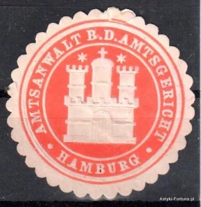  Winieta, siegielmarke , zalepka - Hamburg - Nr 998/A