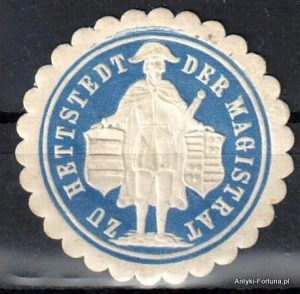  Winieta, siegielmarke , zalepka - Hettstedt - Nr 1003/A