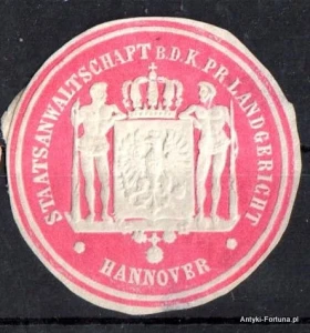 Winieta, siegielmarke , zalepka - Hannover- Nr 1016/A
