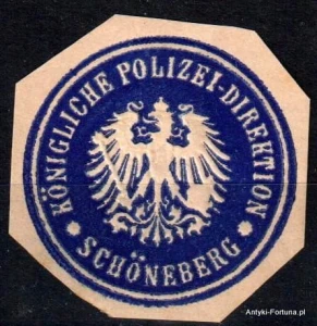 Winieta, siegielmarke , zalepka - Schöneberg - Nr 1043/A