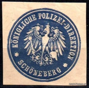  Winieta, siegielmarke , zalepka - Schöneberg - Nr 1044/A