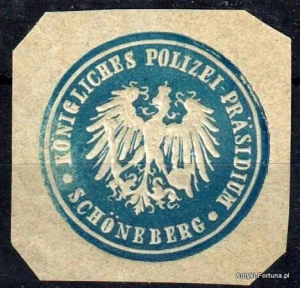 Winieta, siegielmarke , zalepka - Schöneberg - Nr 1047/A