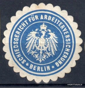 Winieta, siegielmarke , zalepka - Berlin - Nr 1049/A Ubezpieczenia