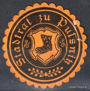 Winieta, siegielmarke , zalepka - Pulsnitz - Nr 1066/A