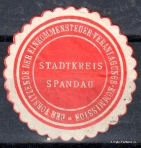 Winieta, siegielmarke , zalepka - Spandau - Nr 1069/A