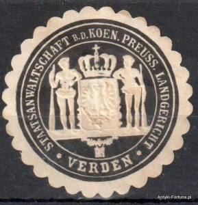 Winieta, siegielmarke , zalepka - Verden - Nr 1079/A