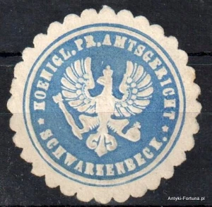 Winieta, siegielmarke , zalepka - Schwarzenbeck - Nr 1082/A