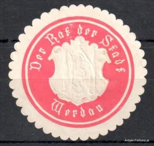 Winieta, siegielmarke , zalepka - Werdau - Nr 1084/A