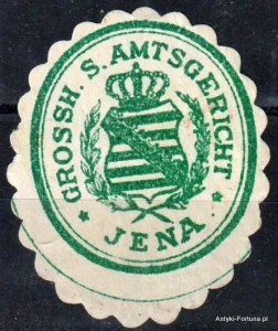 Winieta, siegielmarke , zalepka - Jena - Nr 1089/A