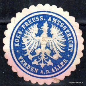 Winieta, siegielmarke , zalepka - Verden - Nr 1090/A