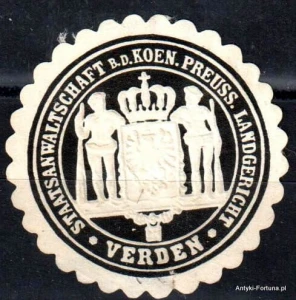 Winieta, siegielmarke , zalepka - Verden - Nr 1091/A